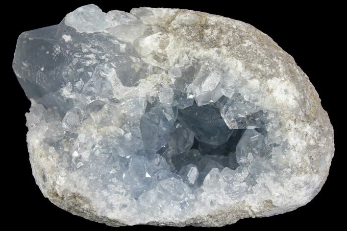 Sky Blue Celestine (Celestite) Crystal Cluster - Madagascar #139418